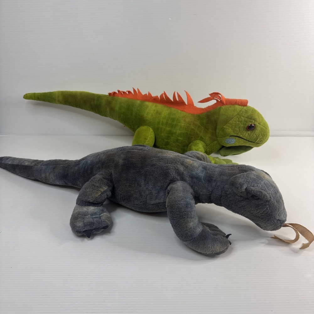 Wild Republic 25" Komodo Dragon & Iguana Plush Stuffed Animal